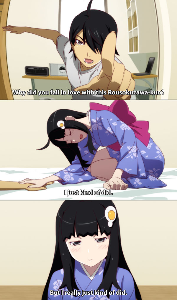 heheheha! — #monogatari #monogatariseries #bakemonogatari #kizumonogatari  #nisemonogatari #nekomonogatari #monogatariseriessecondseason…