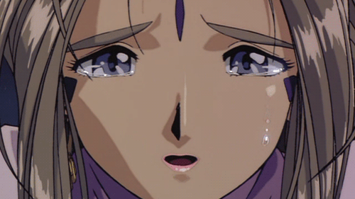 Anime Girls Crying, Belldandy crying, Aa! Megami-sama!