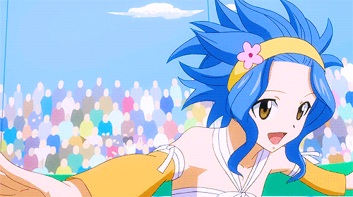 Hot Fairy Tail Girls - Levy gif