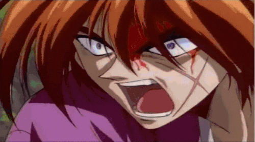 Rurouni Kenshin angry Kenshin Himura