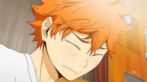 shoyo hinata smile