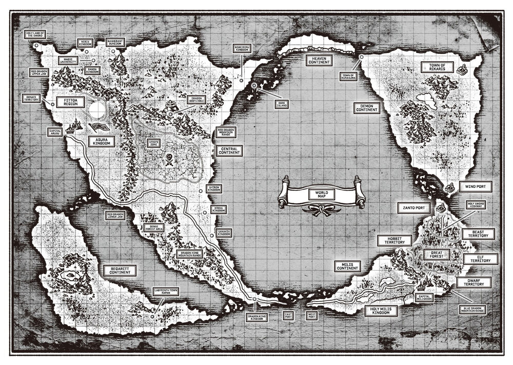 Mushoku Tensei: World map of Rudeus Journey until Season 2 episode