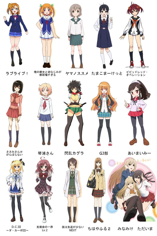 13 Oreshura ideas  anime, anime news network, character model sheet