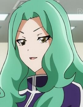 female anime characters with green hair