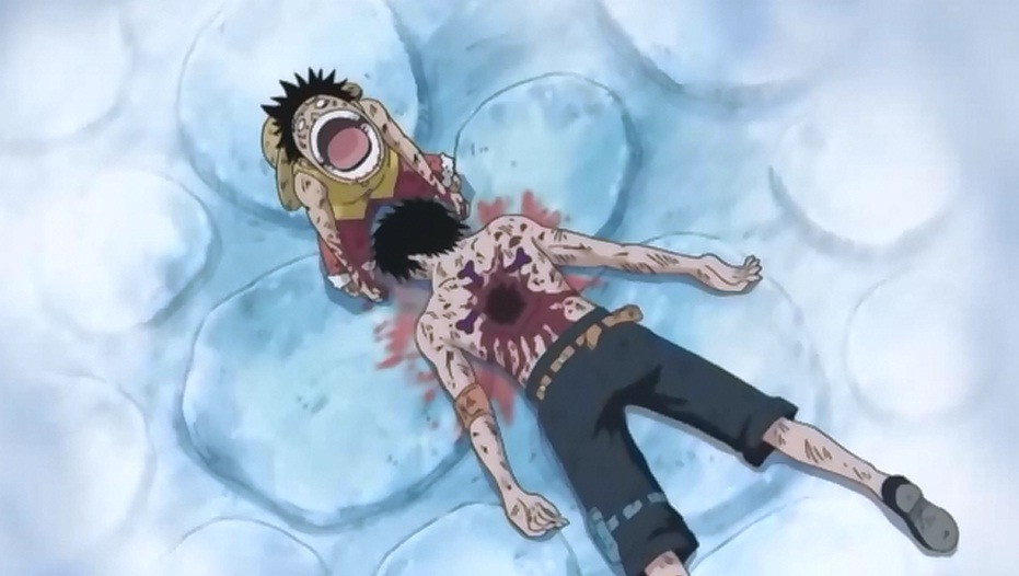 One Piece. Episodes 482-483 Fire Fist Ace Dies On Battlefield #😭#port