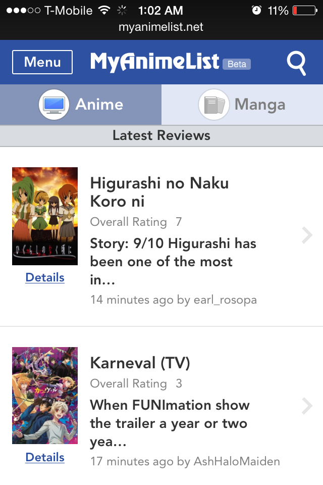 Is there an anime in MyAnimeList that has a rating of 10 out of 10