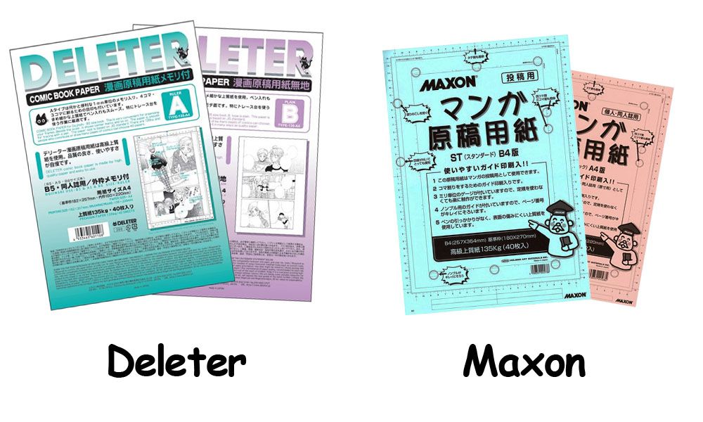 Deleter Comic Book Paper