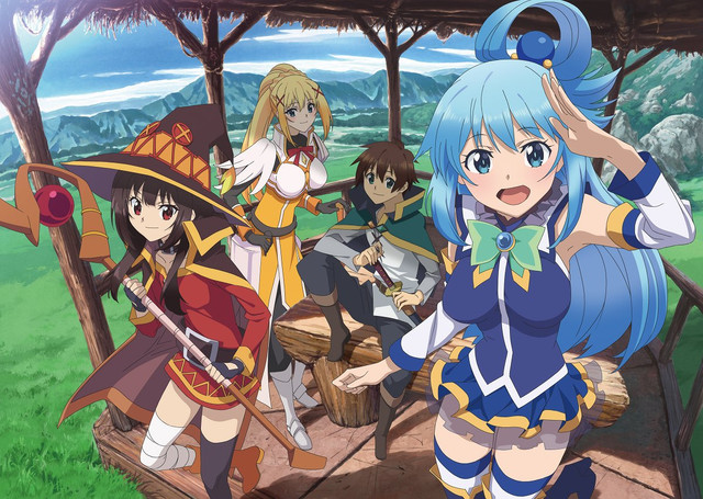 MyAnimeList.net - Looking cool, the most important part of any battle 😎  Source: listani.me/konosuba-bakuen-anime