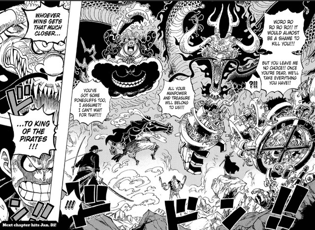 One Piece Chapter 1017 to return after a week's break with Yamato vs. Kaido  fight