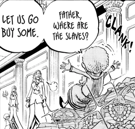 Young Figarland, Ivankov and God Valley incident manga: one piece