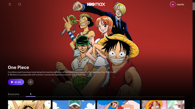 ONE PIECE DUBLADO NO HBO MAX ? 