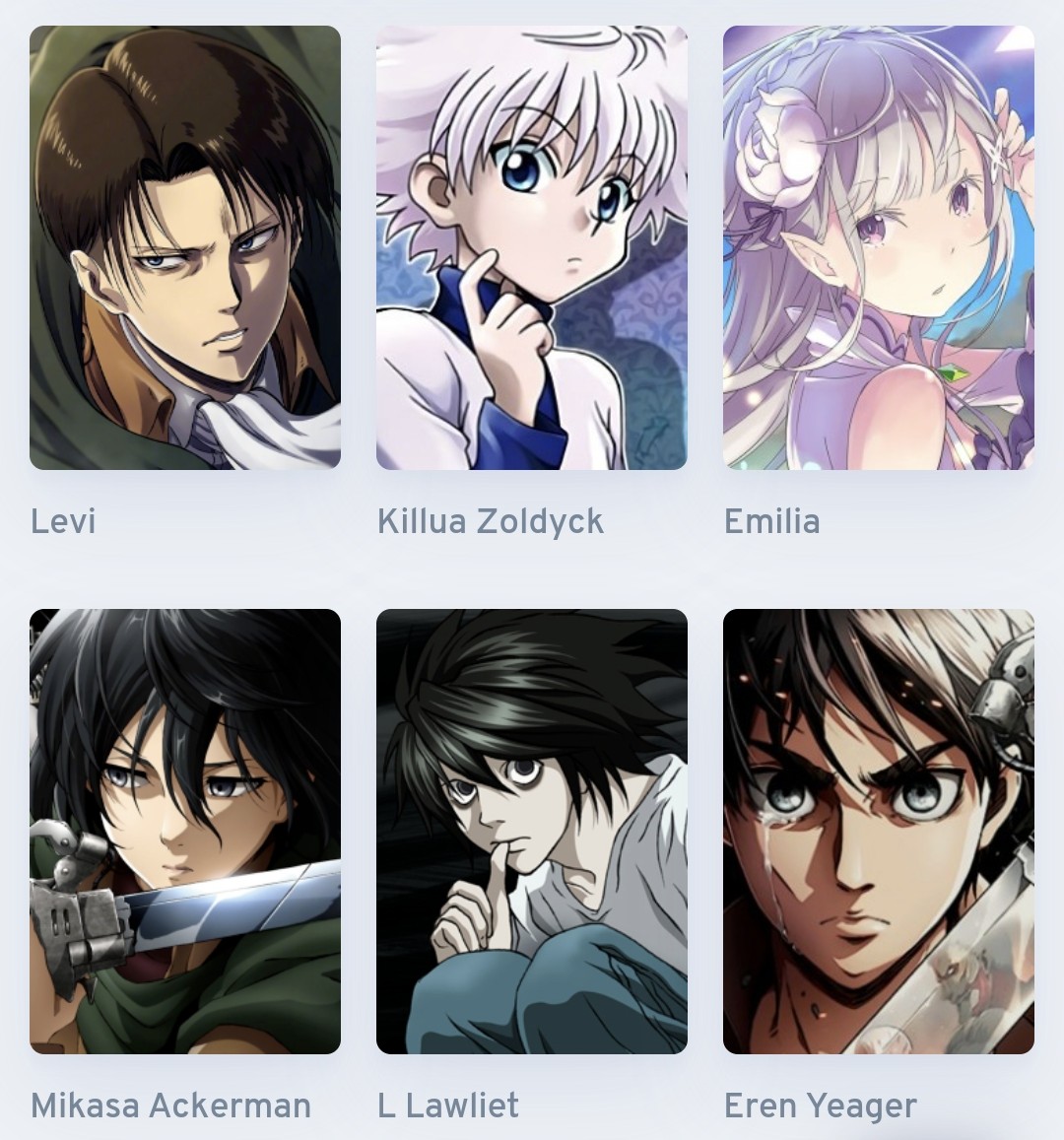 Anime's Most Popular Characters Of All Time