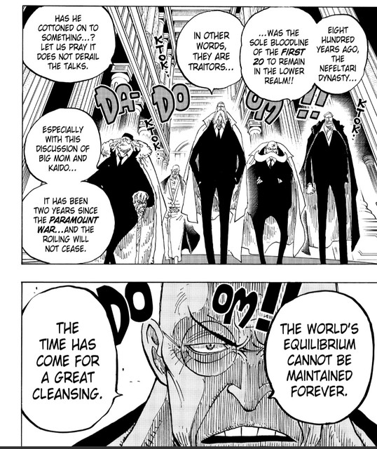 Admiral Green Bull Kills King And Queen With His Devil Fruit - One Piece  Chapter 1053 