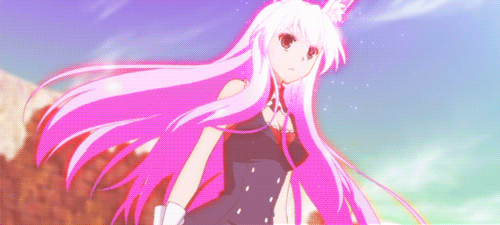 Kurousagi, Mondaiji-tachi, anime pink hair