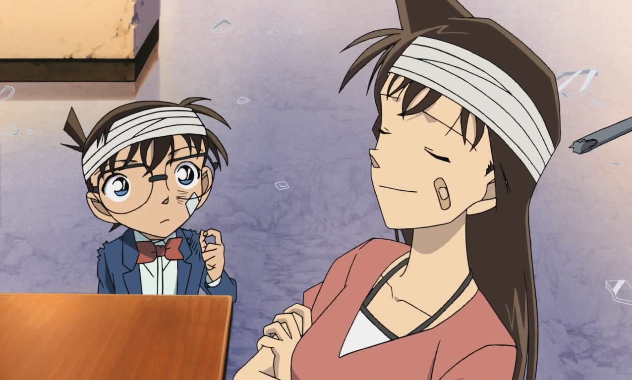 detective conan ran in danger