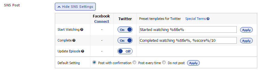 List Updates And Facebook Twitter Integration Just Added Pvs Forums Myanimelist Net