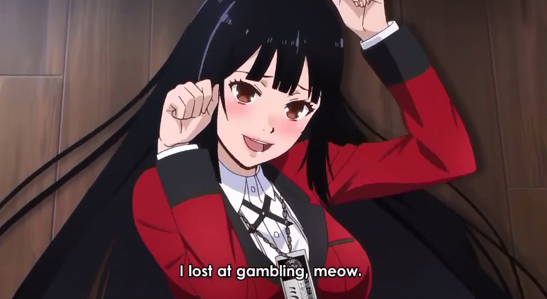 Thicc gambling addicted psycho-loser Neko [Kakegurui] : r/anime