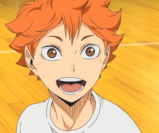 shoyo hinata smile