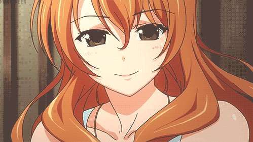 Short Orange Hair Anime Girl - Resenhas de Livros