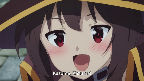 Despite having nothing against Megumin and Kazuma becoming lovers, I really  wish Kazuma would end up with Aqua, since she was the first one he met, and  his first companion for a