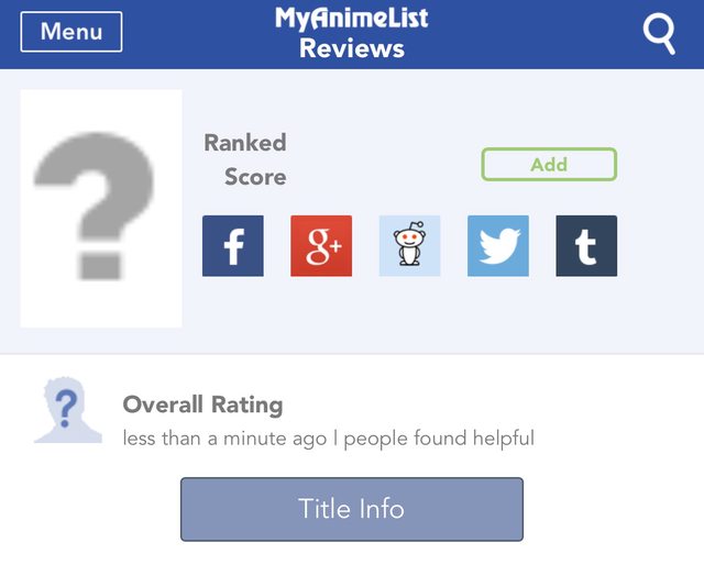 Mobile Review Display Bug Forums Myanimelist Net