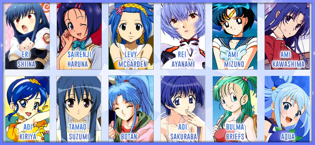 Vote for Cutest Blue Haired Female Character - Forums 