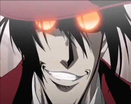 It's Better to Just Embrace the Darkness: 8 Hellsing GIFs 