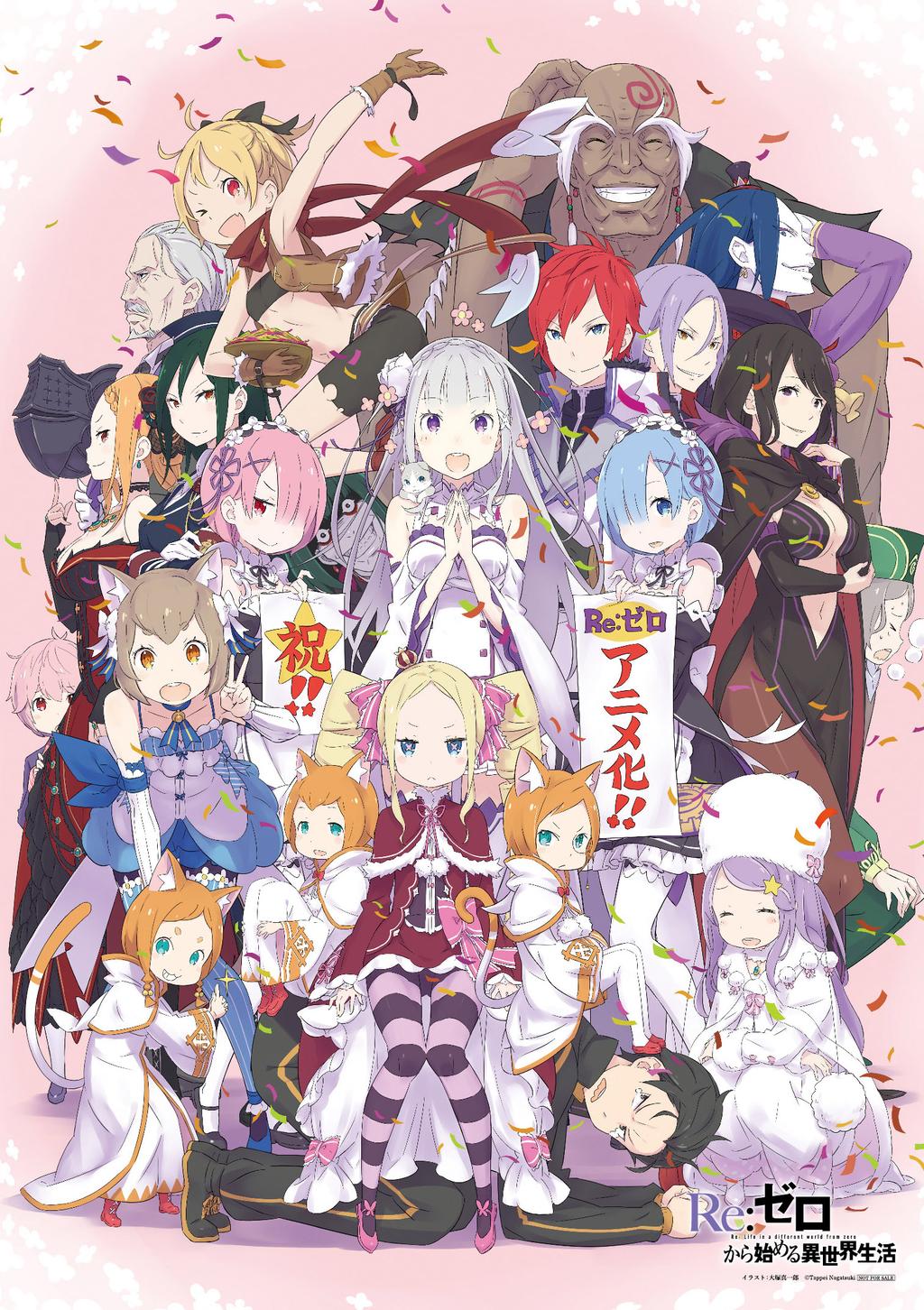 Light Novel ReZero Kara Hajimeru Isekai Seikatsu Gets TV Anime