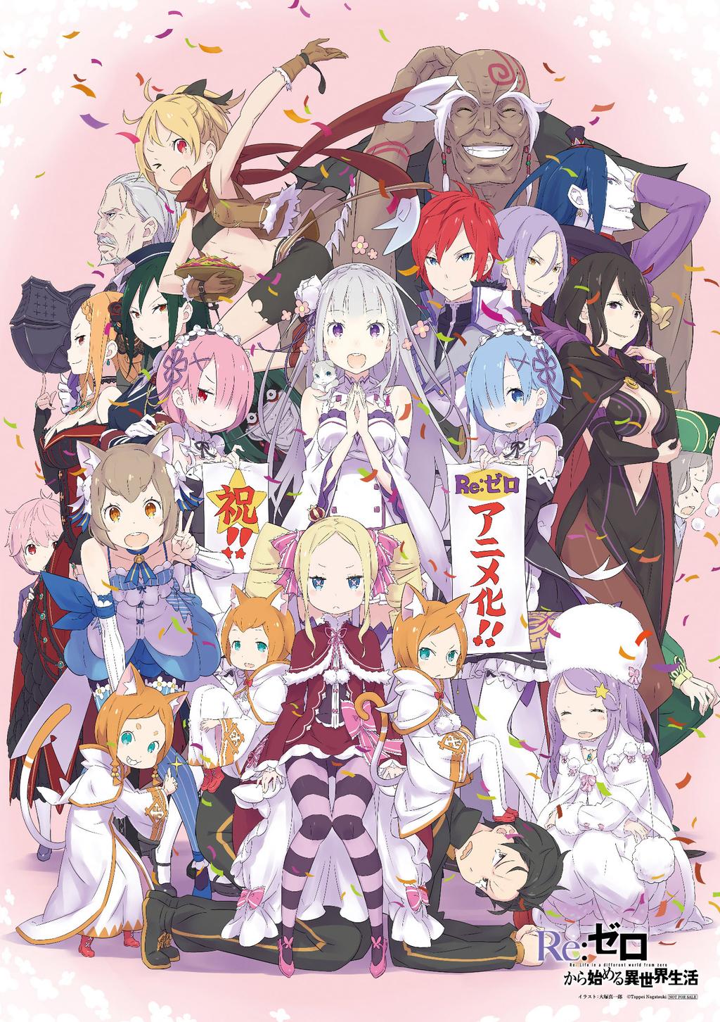 Light Novel ReZero Kara Hajimeru Isekai Seikatsu Gets TV Anime