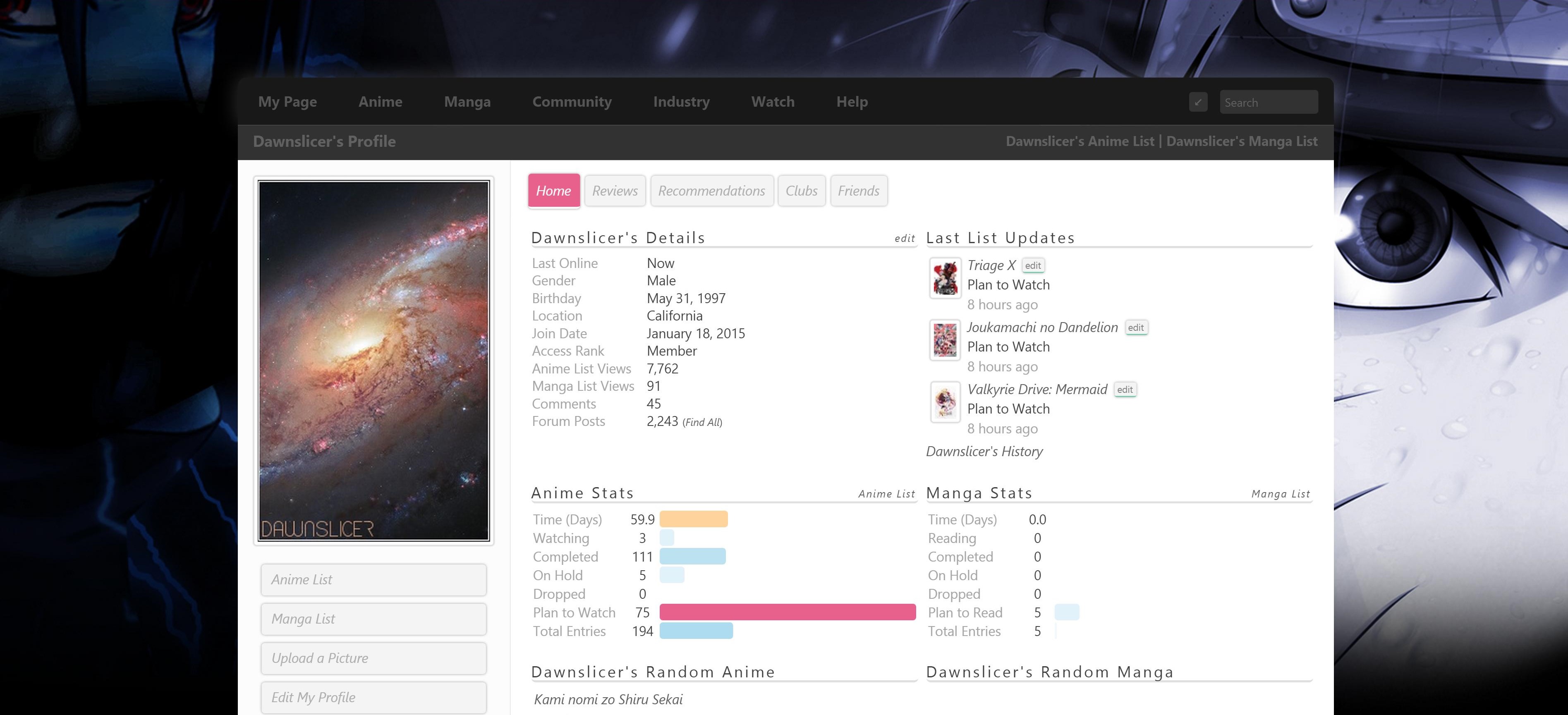--Dawn--'s Profile - MyAnimeList.net