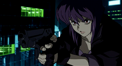 Top 10 Coolest Anime Characters of All Time - Kusanagi Mokoto - Ghost in the Shell
