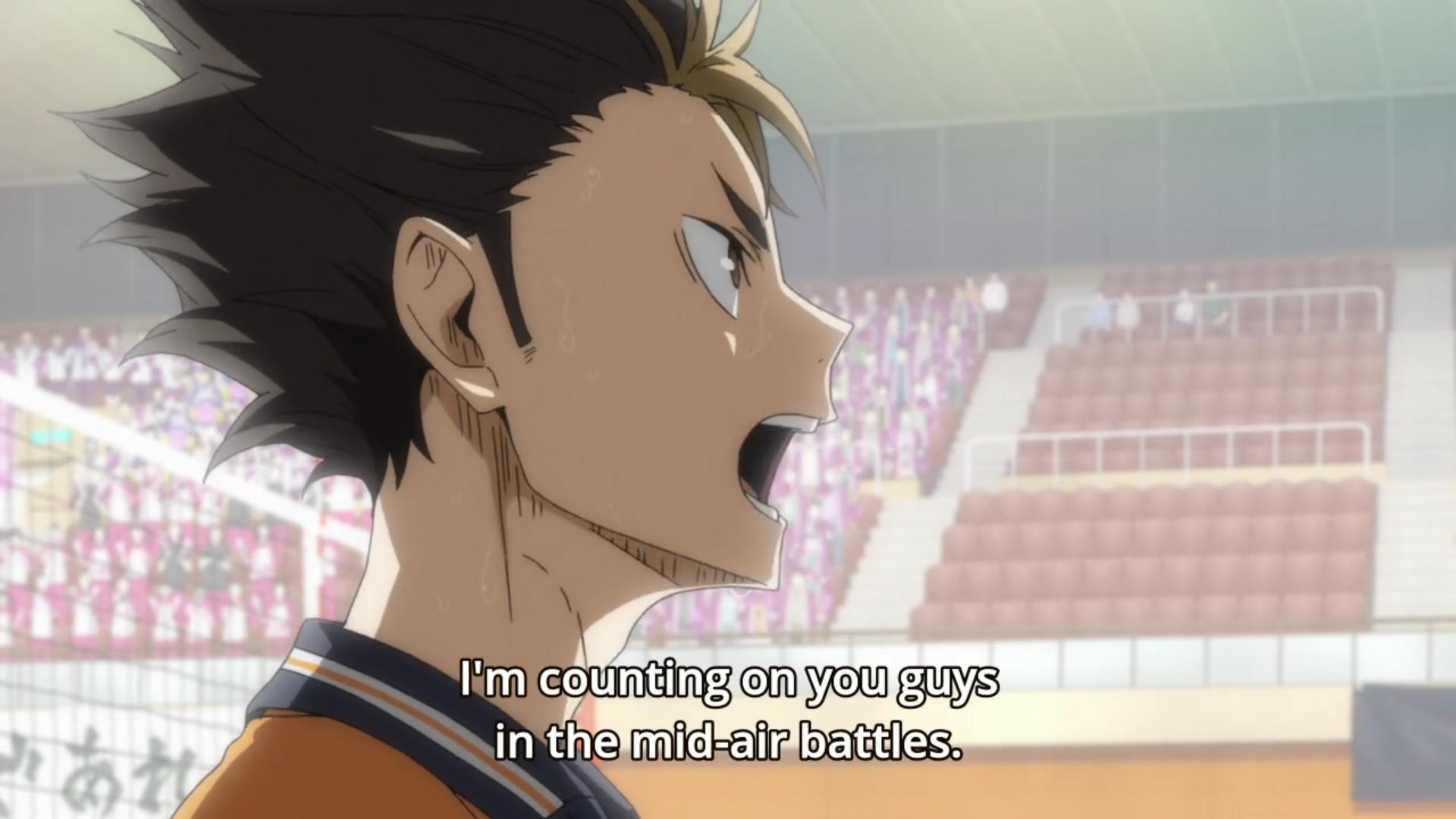 Nishinoya Feeling the Pressure! ?Haikyuu Season 4 Episode 19