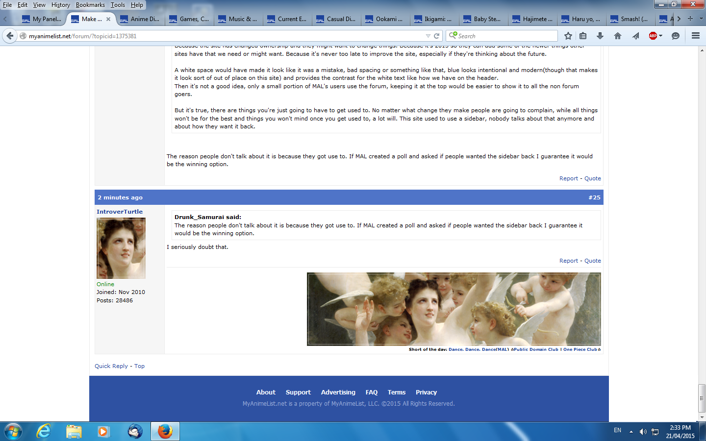 Make The Footer Smaller Forums MyAnimeList