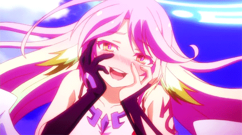 Jibril, No game no life, anime pink hair