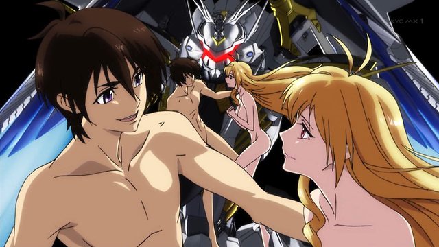 Terrific Trainwreck Trio Rewatch] Cross Ange Episode 1 Discussion : r/anime