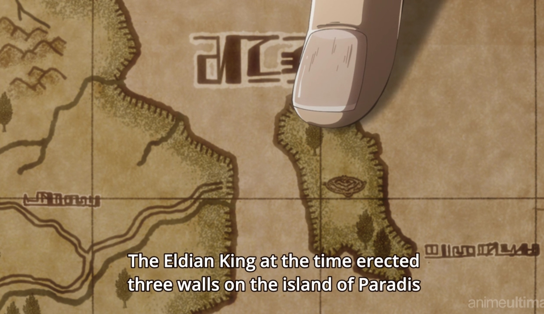 Map Of Paradis Island Attack On Titan