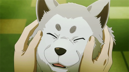 Koromaru is a cute anime dog from Persona 3 The Movie