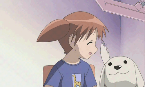 Tadakichi-san is a cute anime dog from Azumanga Daioh
