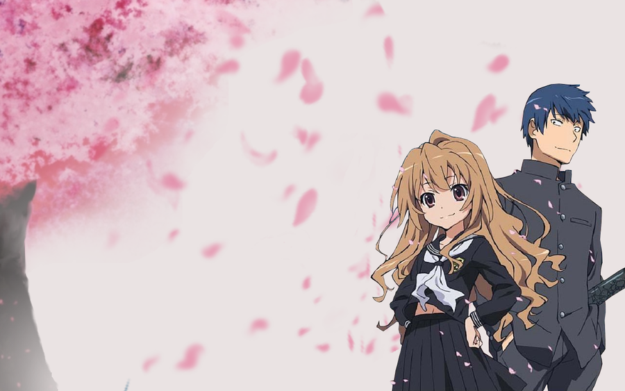 Toradora, anime, cute, girl, love, ryuji, school, taiga, HD phone wallpaper