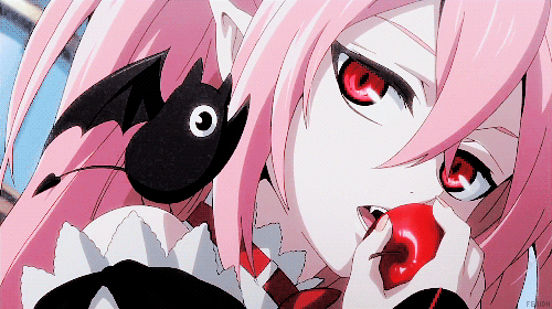 Krul Tepes, Owari no Seraph аниме розовые волосы