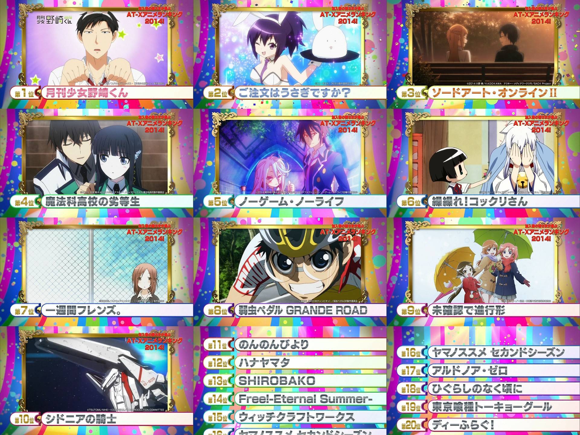 2ch Votes Their Top Anime 14 70 Forums Myanimelist Net