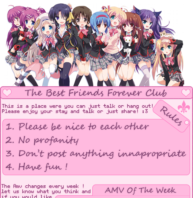 5 best friends forever anime