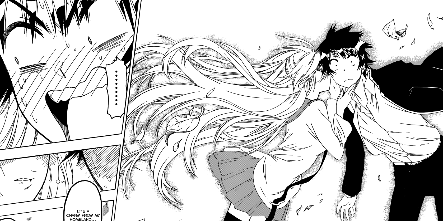 Bauch Pazifik Gebunden Nisekoi Raku And Chitoge Kiss Kohlenhydrat Zorn Schleife