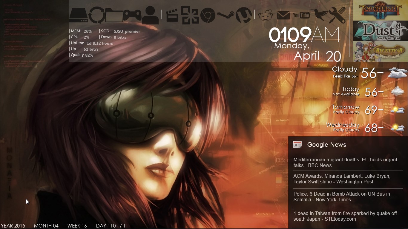 コレクション rainmeter アニメ 321995-Rainmeter anime themes