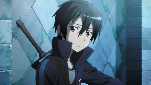 Kirito from Sword Art Online hottest anime guys