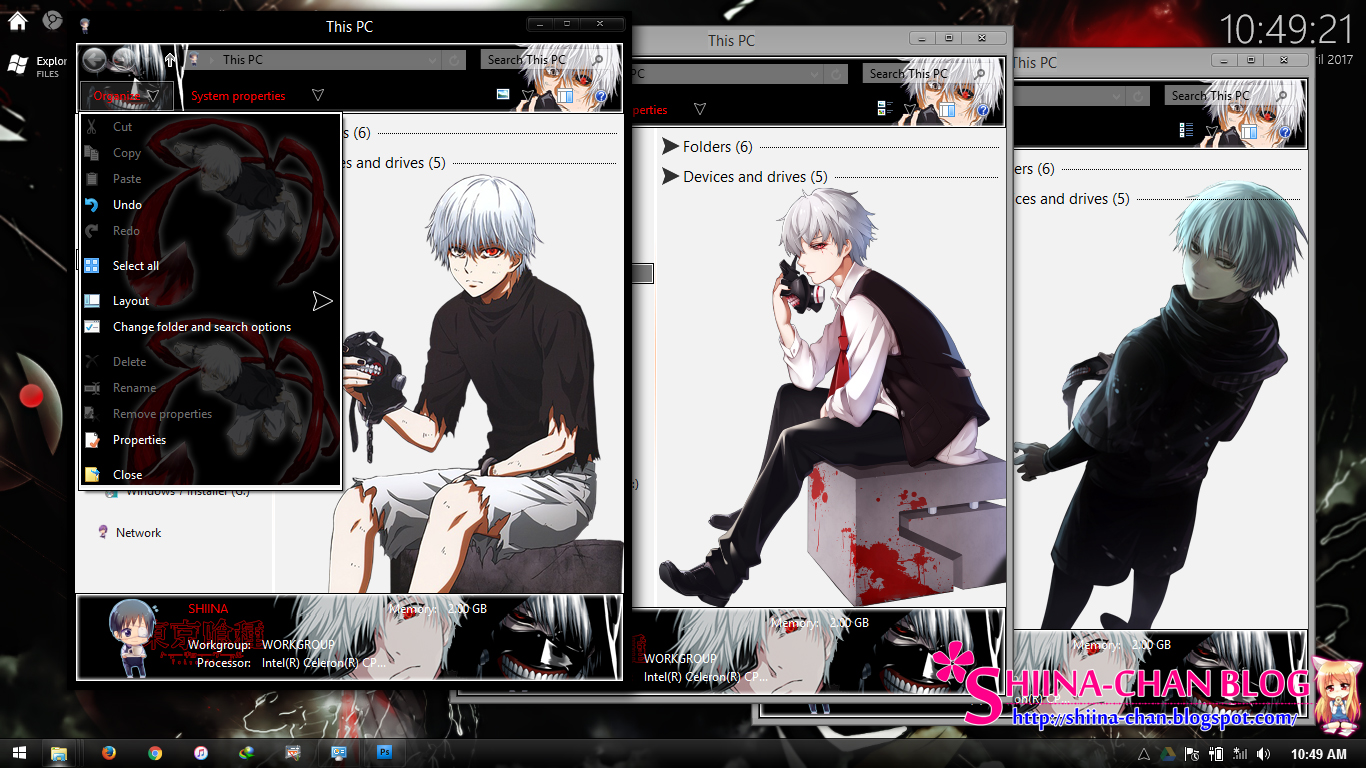 Windows 8/8.1 Themes Tokyo Ghoul - Forums - MyAnimeList.net