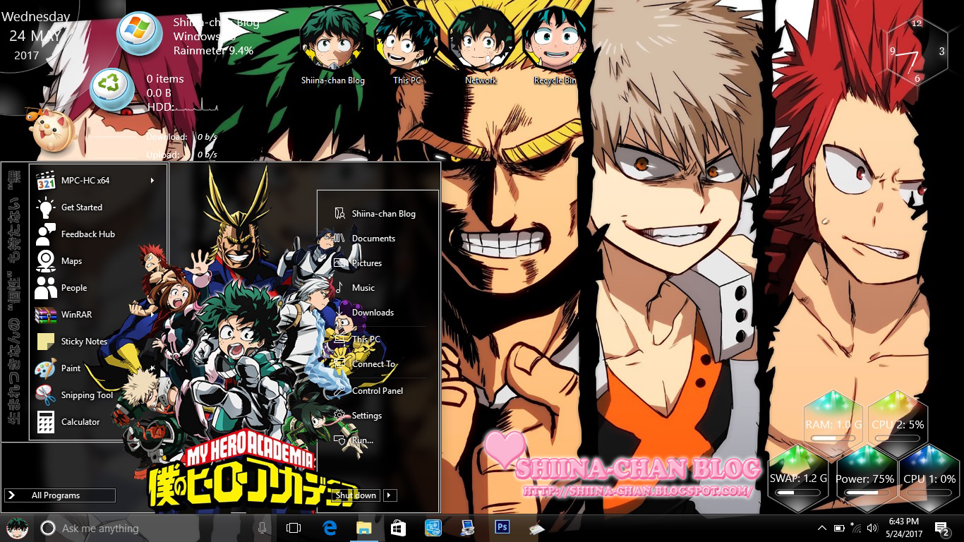 Wndows 10 Ver. 1607 Themes Boku no Hero Academia - Forums - MyAnimeList.net