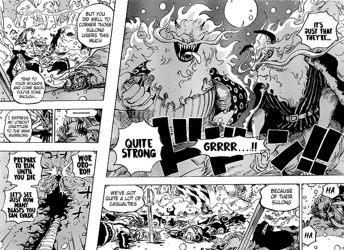 Luffy Vs Kaido Round 2 Manga Chapter