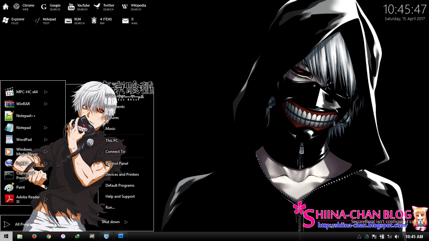 Windows 8/8.1 Themes Tokyo Ghoul - Forums - MyAnimeList.net