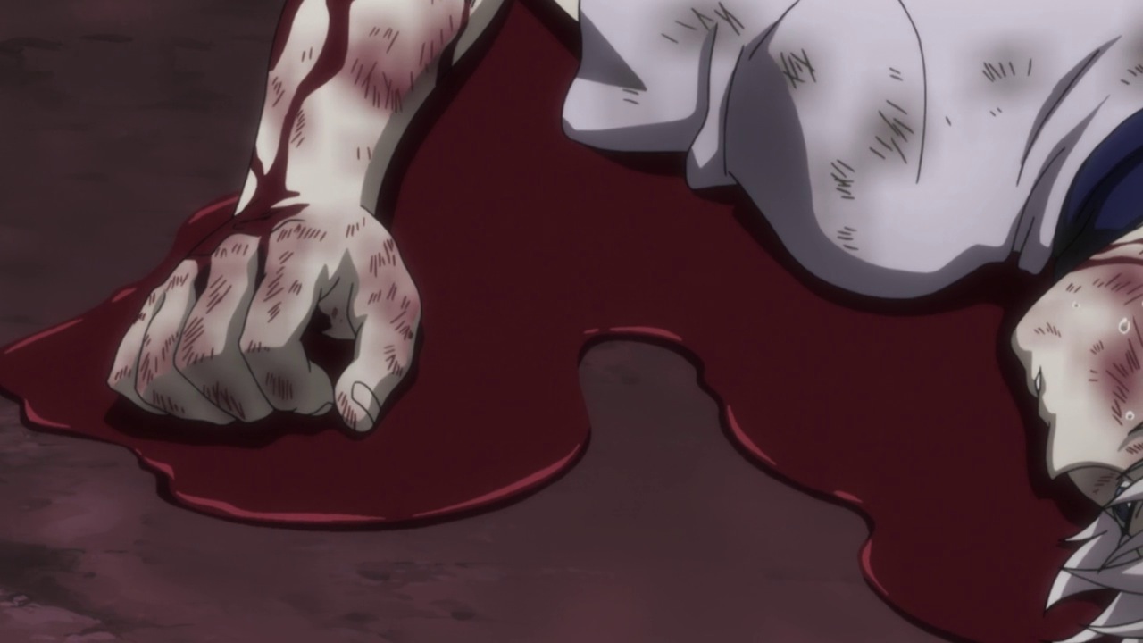 Examples of crude violence in HxH 2011. 